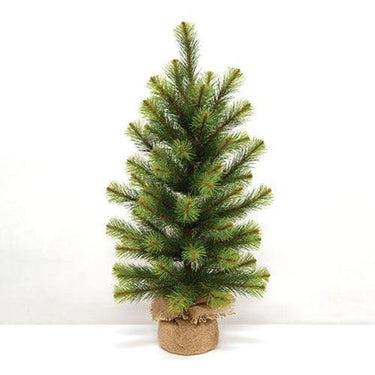 Empire Pine Tree w Burlap Base 30 - The Fox Decor